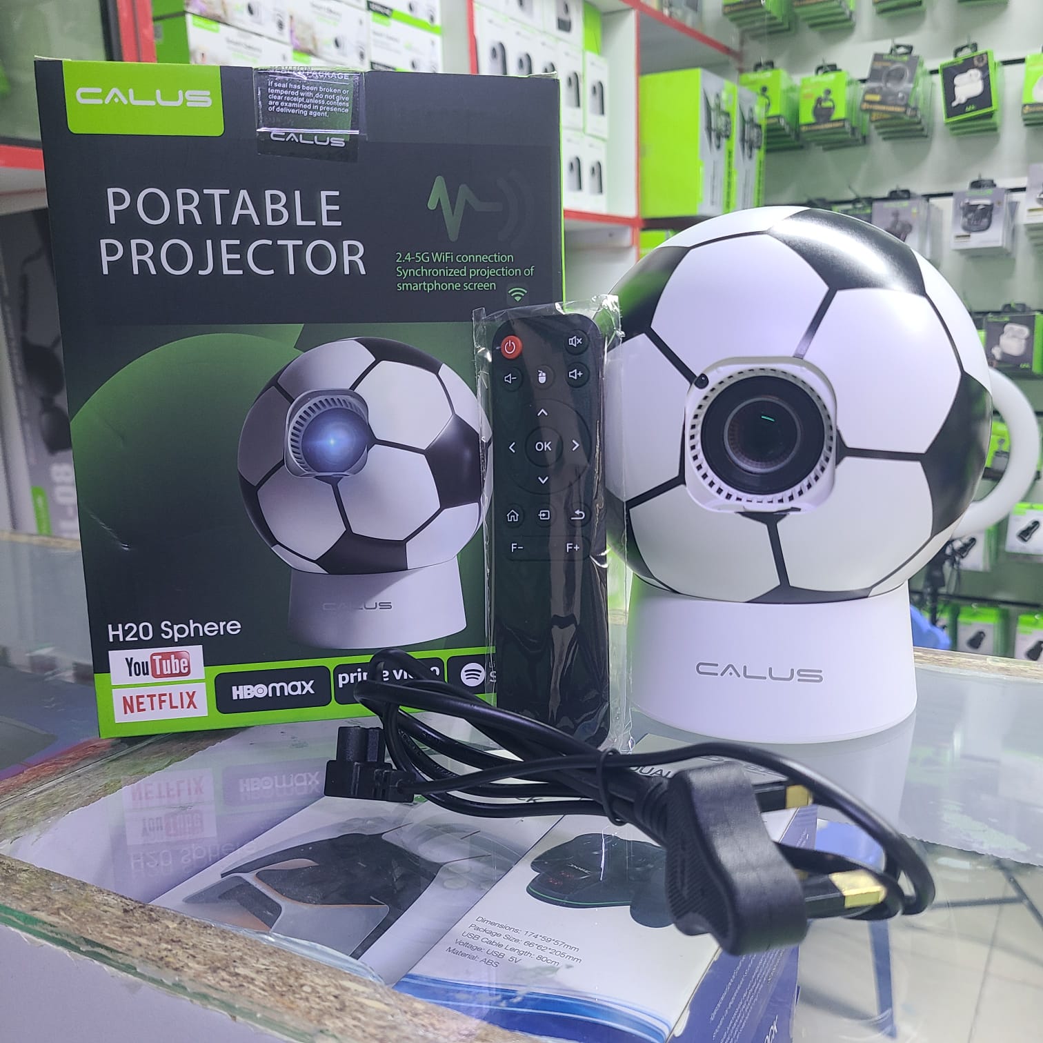 H20 Sphere Portable Projector(Android)