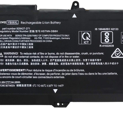 HP Spectre15-CH YB06XL Battery